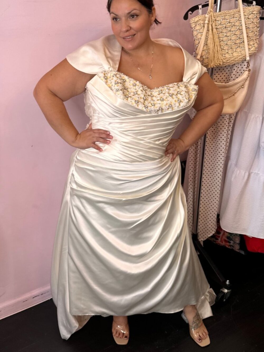 mari lee by madeline gardner wedding dress size 22